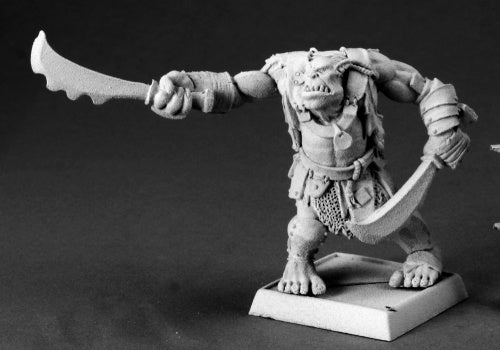 Reaper Miniatures Black Orc Warbringer #14643 Kargir Unpainted RPG Mini Figure
