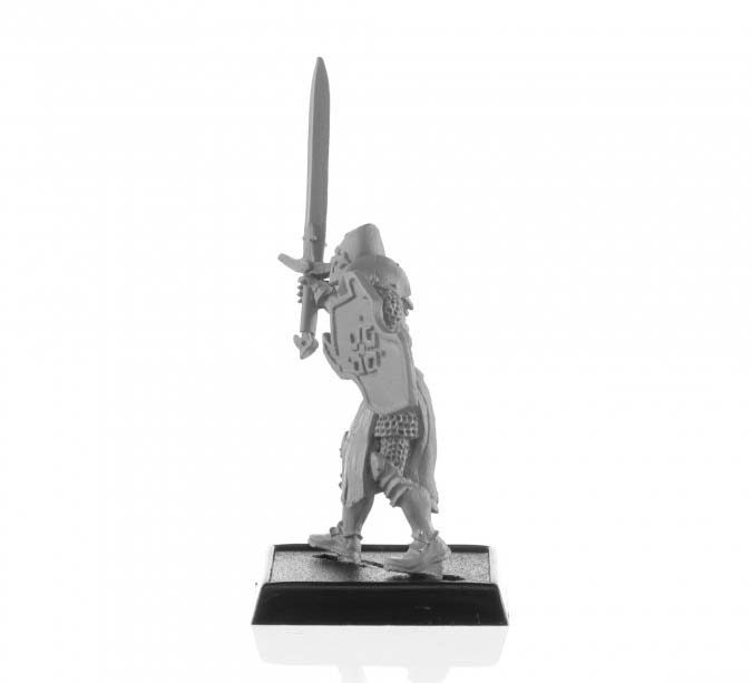 Reaper Miniatures Garrick, Templar Warrior #14654 Unpainted Metal Warlord Mini Figure