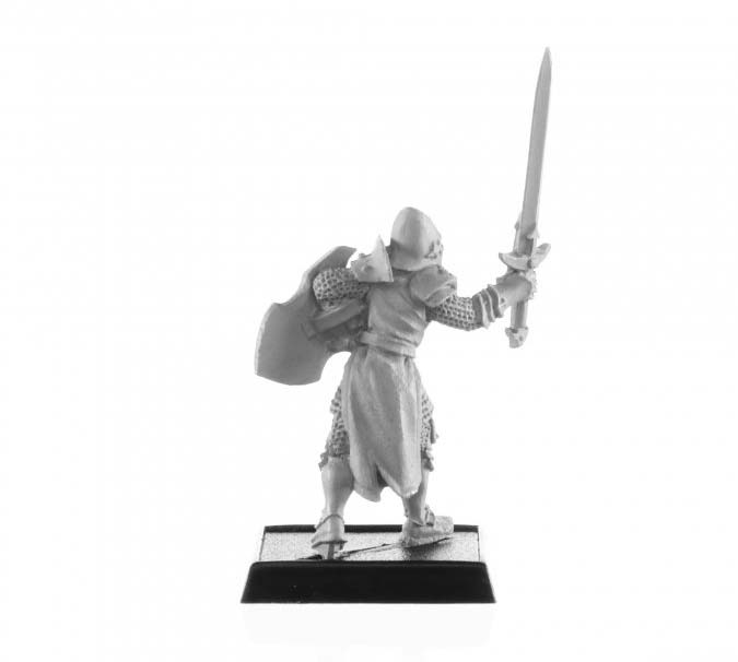 Reaper Miniatures Garrick, Templar Warrior #14654 Unpainted Metal Warlord Mini Figure