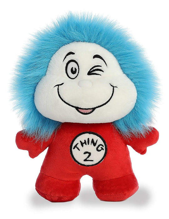 8.5" Thing 1 & Thing 2 Double Sided Dood Plushie Aurora Licensed Stuffed Plush