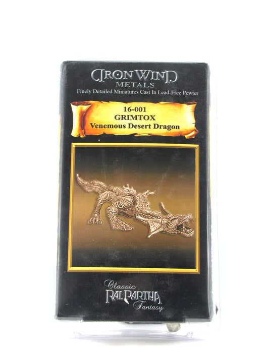 Ral Partha Grimtox - Venomous Desert Dragon 16-001 Unpainted Fantasy Metal Mini