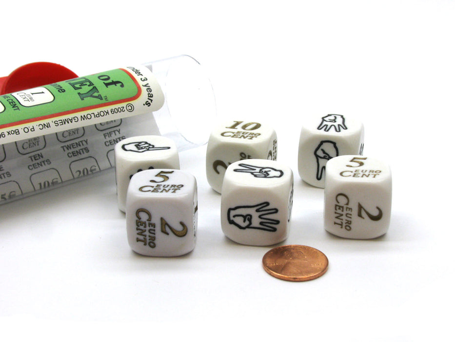 The Sign Of Money Dice Game - Combines Sign Language and Euro Currency
