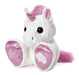 Rainbow Taddle Toes 10" Aurora Plush Pink and White Unicorn