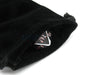 Large 22mm Zinc Metal Alloy Countdown D20 Dice with Black Pippd Bag- Red Numbers