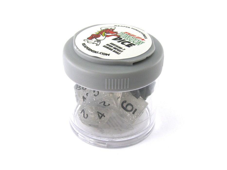 Reaper Miniatures Boss Pizza Dungeon Dice - Starlight Glitter