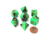 Reaper Miniatures Dual Pizza Dungeon Dice - Green & Black