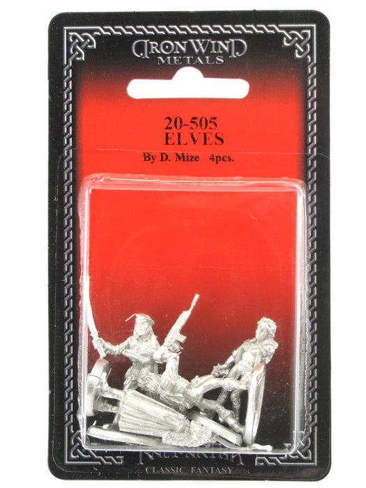 Elves (4) #20-505 Shadowrun RPG Metal Ral Partha Figure