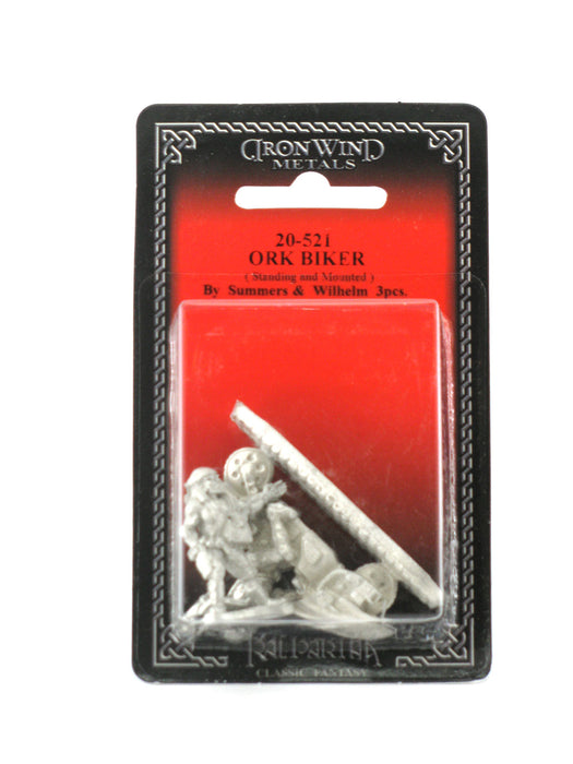 Orc Biker Standing and Mounted #20-521 Shadowrun RPG Metal Ral Partha Figure