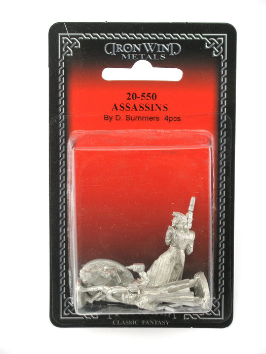 Assassins (4) #20-550 Shadowrun RPG Metal Ral Partha Figure