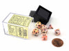 Polyhedral Mini 7-Die Set, Festive - Circus with Black Numbers