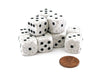 Speckled 16mm D6 Chessex Dice Block (12 Dice) - Arctic Camo