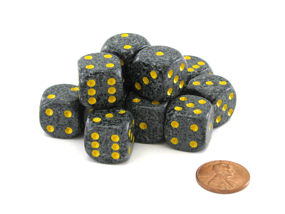 Speckled 16mm D6 Chessex Dice Block (12 Dice) - Urban Camo