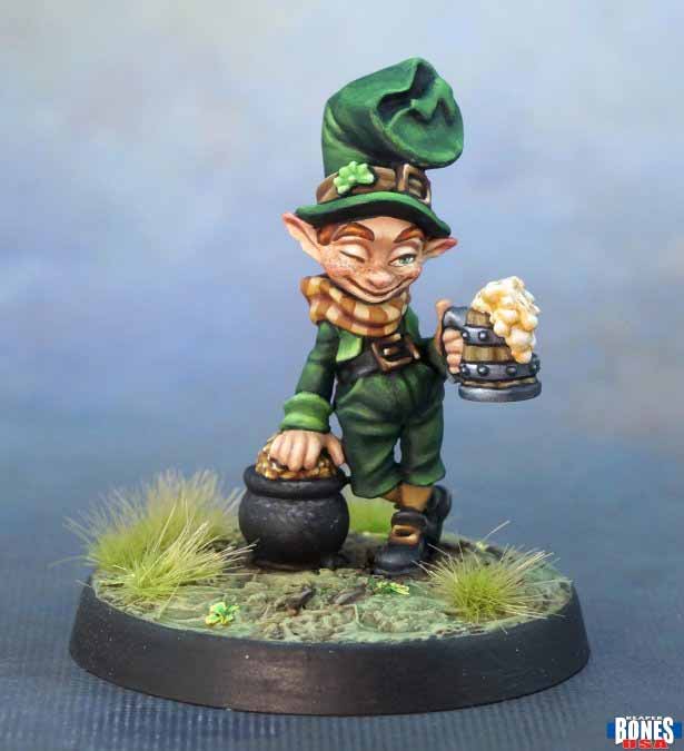 Finn Greenwell, Leprechaun #30003 Reaper Legends: Bones USA Unpainted Plastic