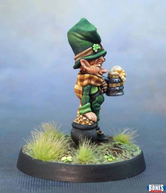 Finn Greenwell, Leprechaun #30003 Reaper Legends: Bones USA Unpainted Plastic