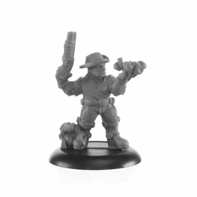 Brom Grippon, Arko Gadgeteer #30030 Reaper Legends: Bones USA Unpainted Plastic