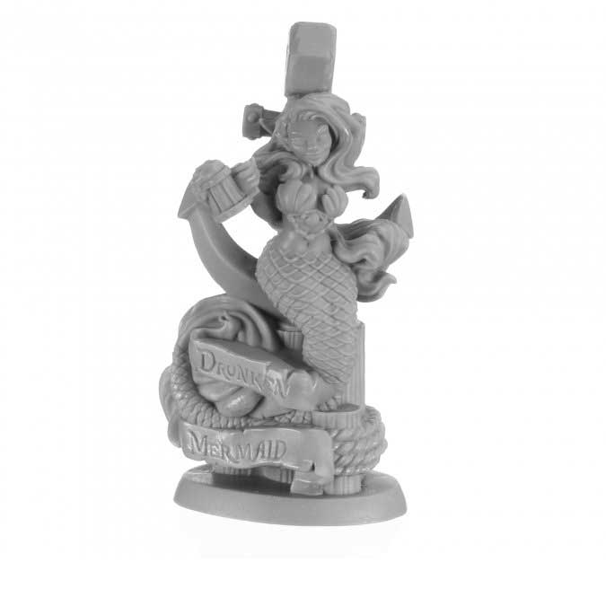 The Drunken Mermaid #30041 Reaper Legends: Bones USA Unpainted Plastic Figure