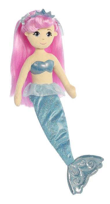 18" Cristal 2 Sea Sparkles Soft Plush Mermaid