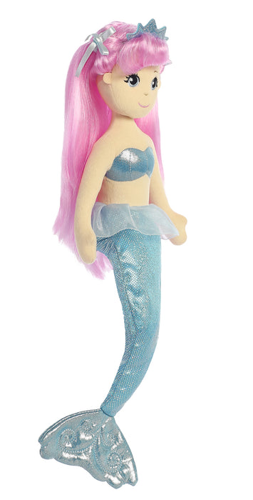 18" Cristal 2 Sea Sparkles Soft Plush Mermaid