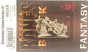 Bloodstone Gnome Heroes (2) #44048 Bones Black Unpainted Plastic
