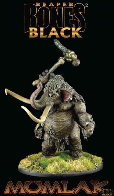 Reaper Miniatures Mumlak - Deluxe Boxed Set #44102 Bones Black Unpainted Plastic