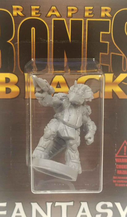 Reaper Miniatures Thunderfoot Commander #49006 Bones Black Unpainted Plastic