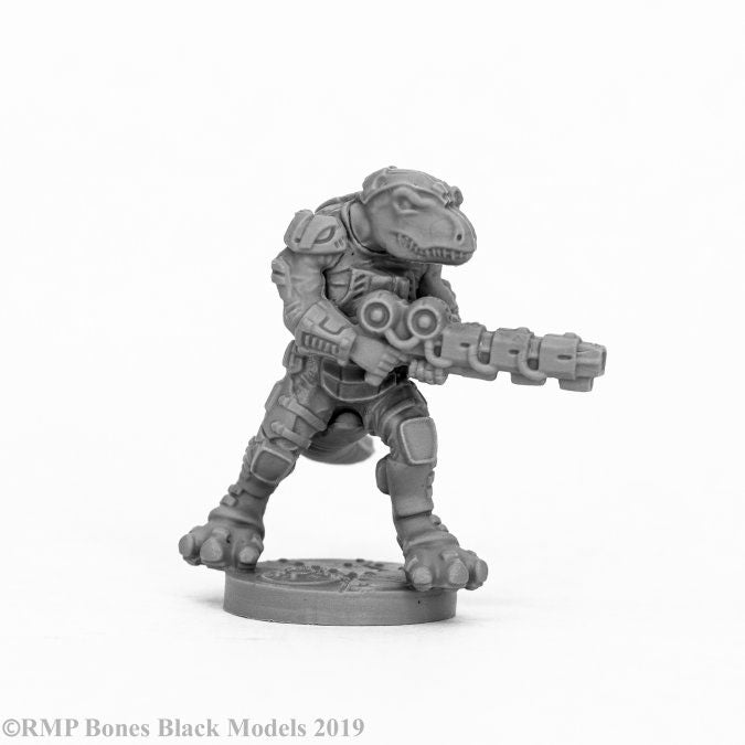 Reaper Miniatures Blacktooth Suppressor 49008 Bones Black Unpainted Plastic Mini