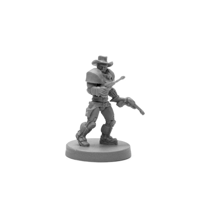 Reaper Miniatures John Bishop, Space Cowboy #49032 Bones Black Unpainted Plastic