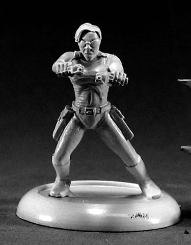 Reaper Miniatures Eden, Cybertech Heroine #50048 Chronoscope RPG D&D Mini Figure