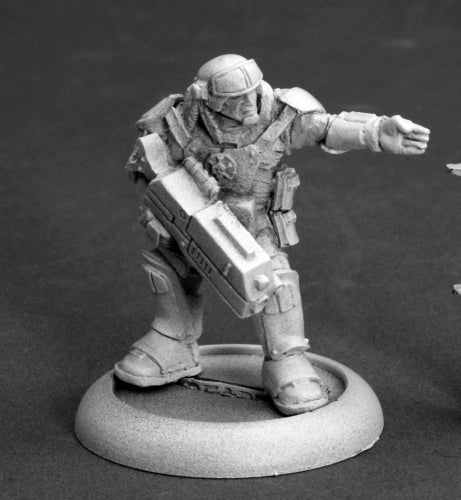 Reaper Miniatures Erik Proudfoot, IMEF Marine #50263 Chronoscope RPG Mini Figure