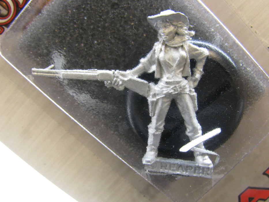Reaper Miniatures Janey Blankenship, Cowgirl #50282 Chronoscope Unpainted Figure