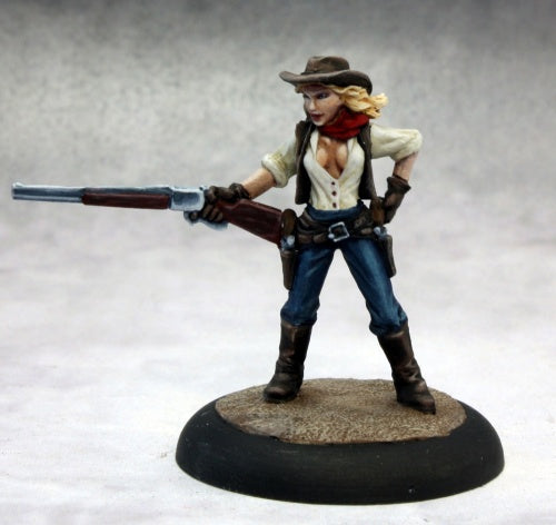 Reaper Miniatures Janey Blankenship, Cowgirl #50282 Chronoscope Unpainted Figure