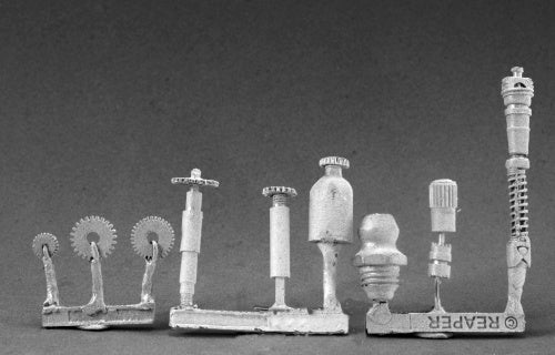 Reaper Miniatures Steampunk Accessories (9) #50286 Chronoscope RPG Mini Figure