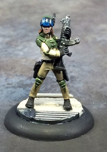 Reaper Miniatures Tess McFadden Mercenary #50330 Chronoscope Unpainted Figure