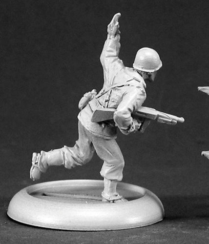 Reaper Miniatures NCO Wally Clark #50335 Chronoscope D&D Unpainted Metal Figure