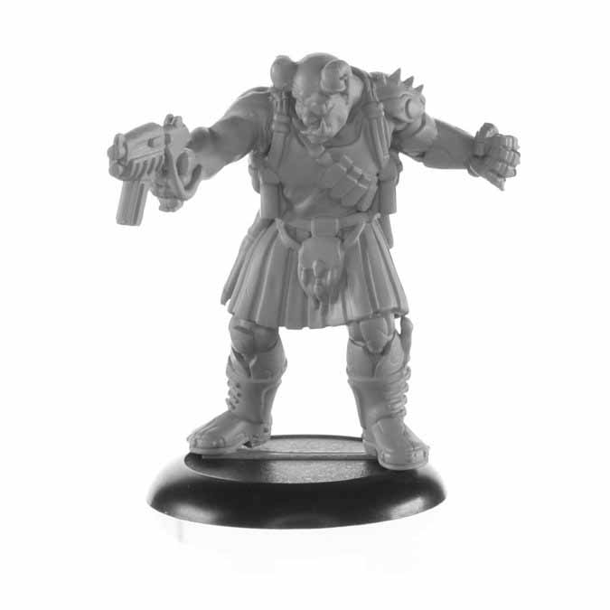 Rogue Razor, Mercury Flyer Slab #50352 Chronoscope Unpainted Metal Miniature Figure
