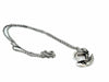Dice Pendant Necklace 'Axe Blade' with Old Silver Finish - Holds a 12mm D6