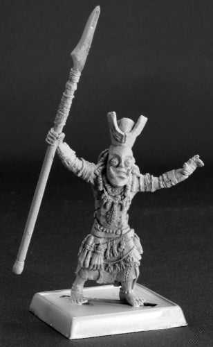 Reaper Miniatures Jigeke the Exile, Mwangi Necromancer #60091 Pathfinder Figure