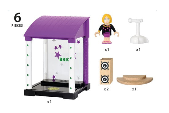 BRIO Singing Stage Scenery Set with Sound (6 Piece Set)