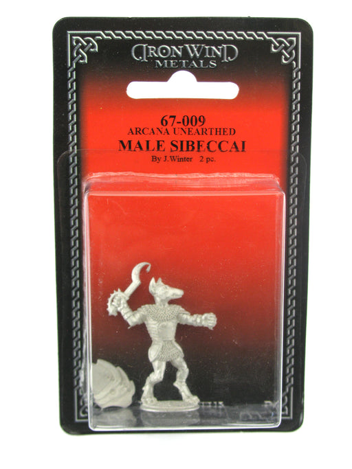 Male Sibeccai #67-009 Arcana Unearthed Evolved RPG Metal Ral Partha Figure