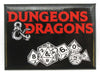 Dungeons & Dragons 3.5" x 2.5" Magnet - Dungeons & Dragons Logo with Dice