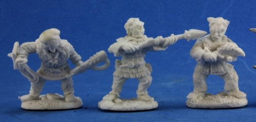 Reaper Miniatures Derro (3) #77332 Bones Unpainted Plastic D&D RPG Mini Figure
