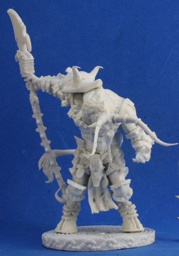 Reaper Miniatures Minotaur Demon Lord #77376 Bones Unpainted Plastic Mini Figure