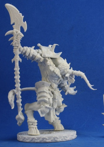 Reaper Miniatures Minotaur Demon Lord #77376 Bones Unpainted Plastic Mini Figure