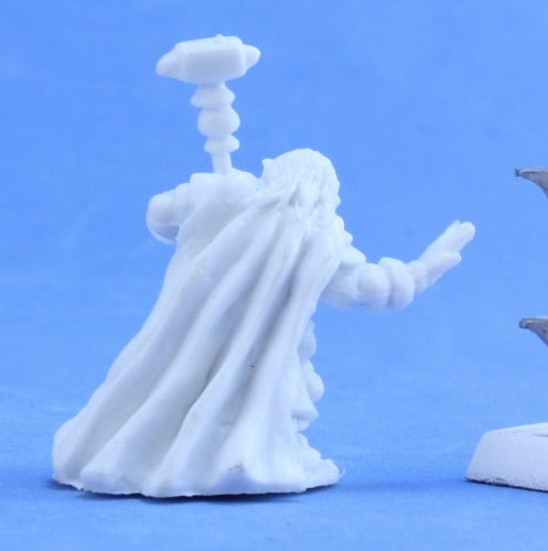 Reaper Miniatures Barden Barrelstrap, Dwarf Cleric #77383 Bones Unpainted Figure