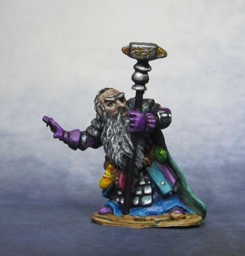 Reaper Miniatures Barden Barrelstrap, Dwarf Cleric #77383 Bones Unpainted Figure