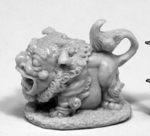 Reaper Miniatures Foo Dog #77410 Bones Unpainted Plastic Mini Figure
