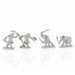 Reaper Miniatures Armored Goblin Warriors (4) #77679 Unpainted Plastic Bones Mini Figure