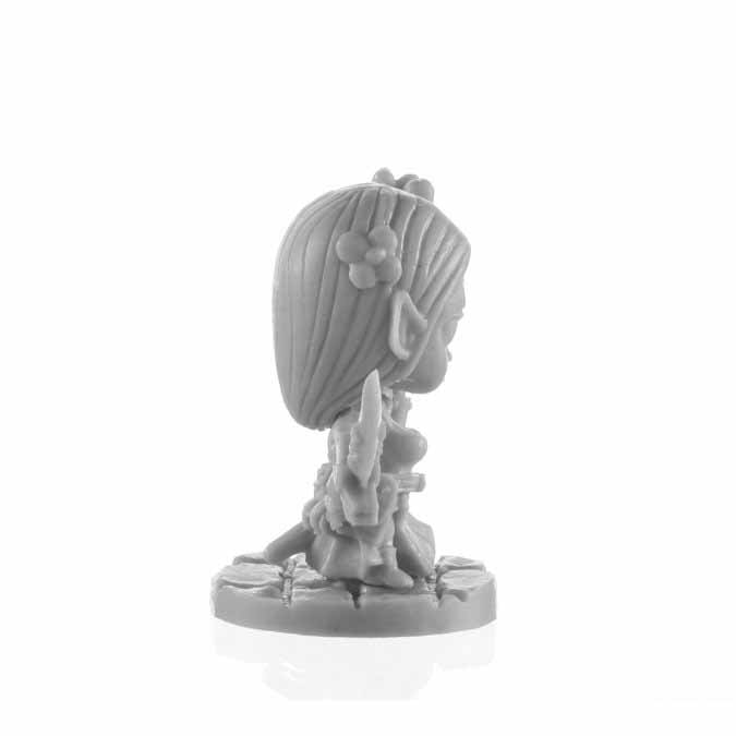 Small World Lysette #77719 Dark Heaven Legends Bones Unpainted Plastic Miniature Figure