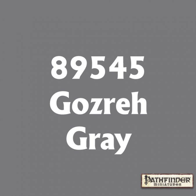 Reaper Miniatures Half-Ounce MSP Pathfinder Paint Bottle - #89545 Gozreh Gray