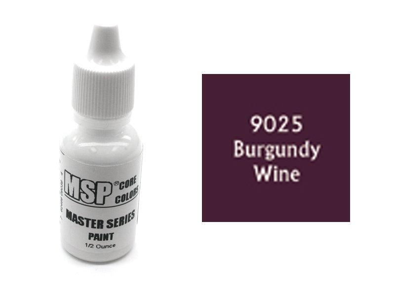 Master Series Paints MSP Core Color .5oz 09025 Burgundy Wine